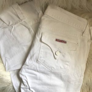 Hudson white jeans